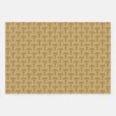 Golden Double Snake Caduceus Inpakpapier Vel (Voorkant)