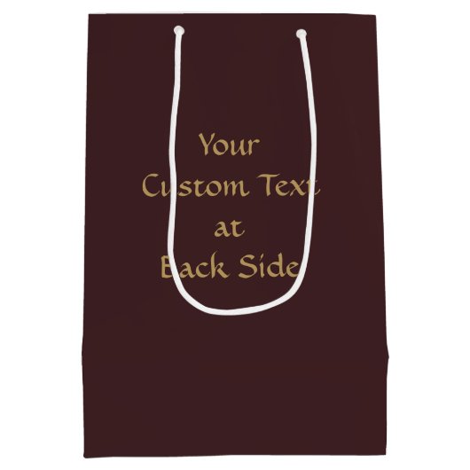 Golden Double Snake Caduceus Medium Cadeauzakje (Achterkant)