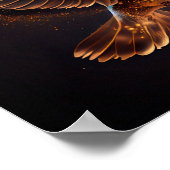 Golden Dove Heilige Geest - AI Poster (Hoek)