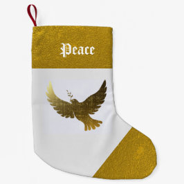 Golden Dove of Peace Kleine Kerstsok