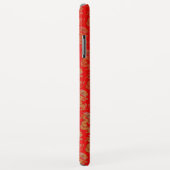 Golden draak op rode telefoontas Case-Mate iPhone case (Achterkant/rechts)