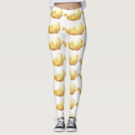 Golden Dragon Aangepaste Leggings