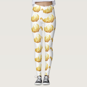 Golden Dragon Aangepaste Leggings