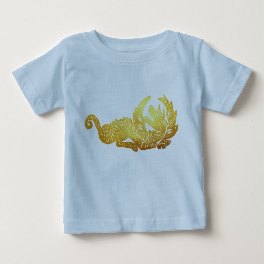 Golden Dragon Baby Apparel Organic Bodysuit (Voorkant)