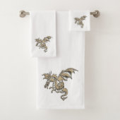 Golden Dragon Bad Handdoek (Insitu)