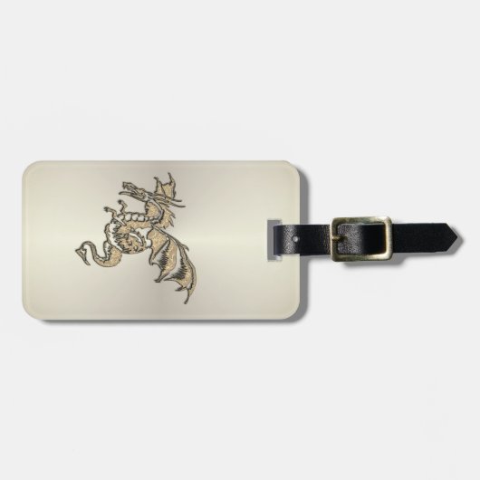 Golden Dragon Bagagelabel (Voorkant horizontaal)