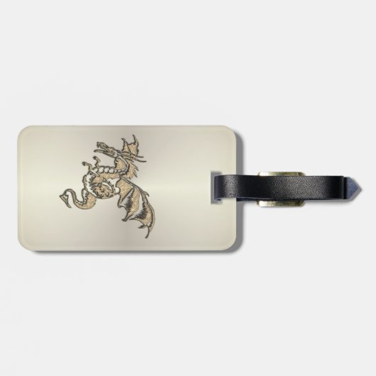 Golden Dragon Bagagelabel (Achterkant horizontaal)