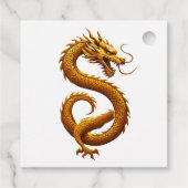 Golden Dragon Bedankjes Labels (Achterkant)