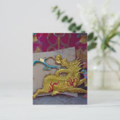 Golden dragon briefkaart (Staand voorkant)
