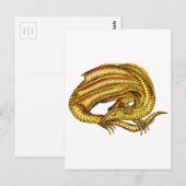 Golden Dragon Briefkaart (Voorkant / Achterkant)
