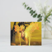Golden Dragon Briefkaart (Staand voorkant)