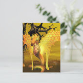 Golden Dragon Briefkaart (Staand voorkant)