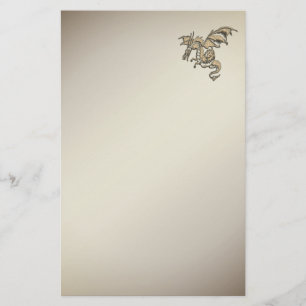 Golden Dragon Briefpapier