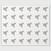 Golden Dragon Cadeaupapier (Vlak)
