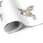 Golden Dragon Cadeaupapier (Rol Hoek)