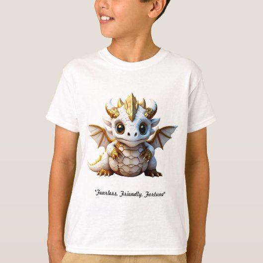 "Golden Dragon Charm" T-shirt (Voorkant)