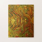 Golden dragon Chinese borduurwerk Ming dynasty Legpuzzel (Verticaal)