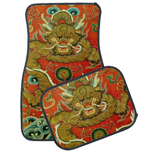 Golden dragon Chinese borduurwerk Qing dynasty Automat