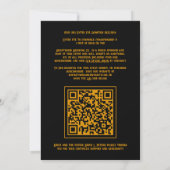 Golden Dragon Cornhole Toernooi Fundraiser Event Kaart (Achterkant)