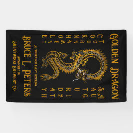 Golden Dragon Cornhole Toernooi Fundraiser Event Spandoek