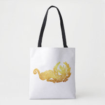 Golden Dragon Custom All-Over-Print Canvas tas