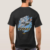 Golden Dragon Custom Dark Shirt met Hornet (Achterkant)