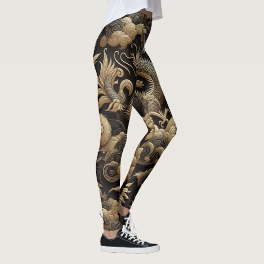 Golden Dragon Elegance Legging (Rechts)