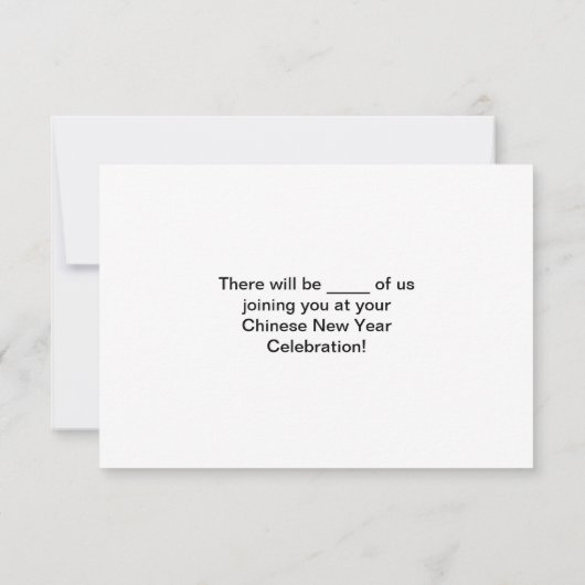 Golden Dragon en Banner Kaart (Achterkant)