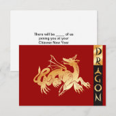 Golden Dragon en Banner Kaart (Voorkant / Achterkant)