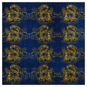Golden Dragon, Fabric Stof