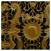 Golden Dragon Fabric Stof (Close Up)
