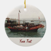 Golden Dragon Ferry Hong Kong Keramisch Ornament (Achterkant)