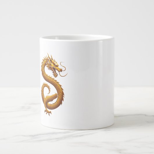 Golden Dragon Grote Koffiekop (Voorkant)