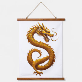 Golden Dragon Hangend Wandkleed