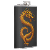 Golden Dragon Heupfles (Rechts)