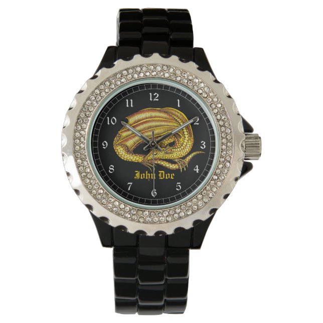 Golden Dragon Horloge (Voorkant)
