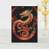 Golden Dragon Kaart (Gele Bloem)