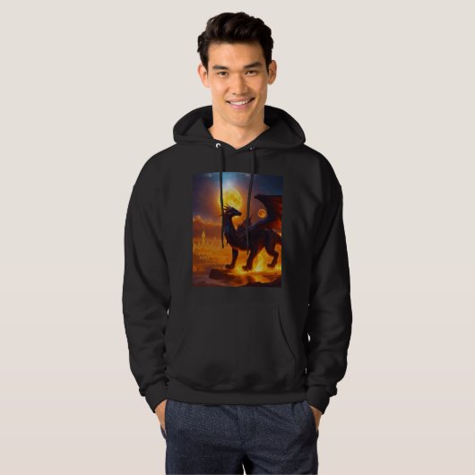 Golden Dragon King Hoodie (Voorkant volledig)
