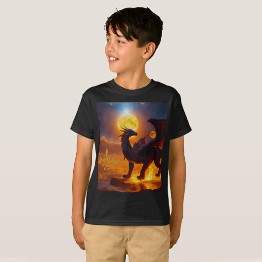 Golden Dragon King T-shirt (Voorkant volledig)