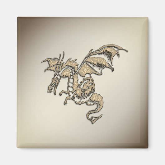 Golden Dragon Magneet (Voorkant)