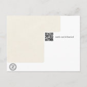 Golden Dragon met Moon en Sun Sepia Briefkaart (Achterkant)