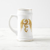Golden Dragon-Mok - Medieval Style Beer Stein Bierpul (Links)