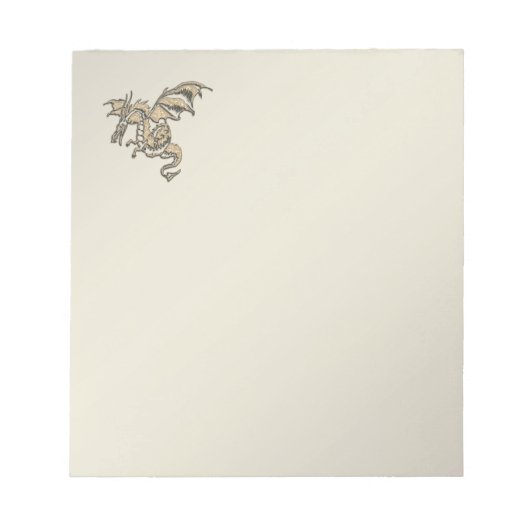 Golden Dragon Notitieblok (Voorkant)