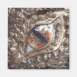 Golden Dragon oogmagneet Magneet