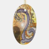 Golden Dragon~ornament Keramisch Ornament (Rechts)
