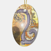 Golden Dragon~ornament Keramisch Ornament (Links)