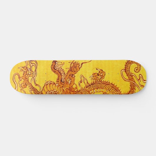 Golden Dragon Persoonlijk Skateboard (Horizontaal)