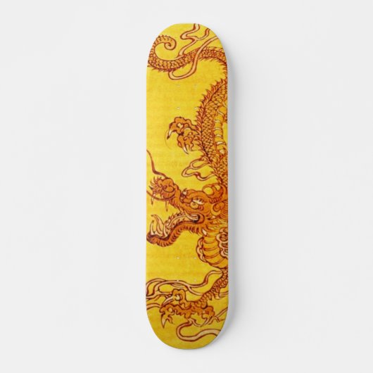 Golden Dragon Persoonlijk Skateboard (Voorkant)