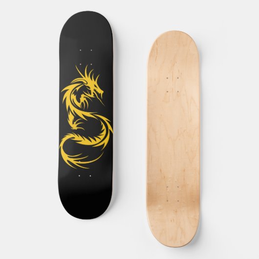 Golden Dragon Persoonlijk Skateboard (Voorkant)