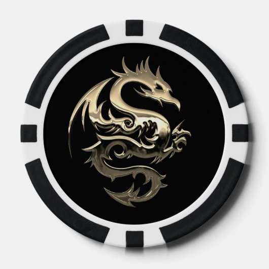 Golden Dragon Poker Chip (Voorkant)